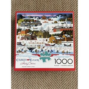 Charles Wysocki Hickory Haven Canal 1000 Pc Jigsaw Puzzle Poster